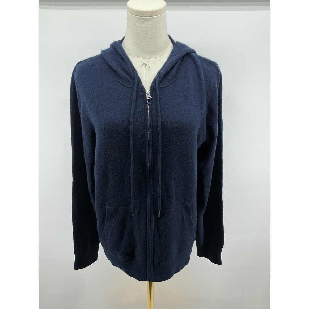 Mongolian Cashmere Full-Zip Hoodie
